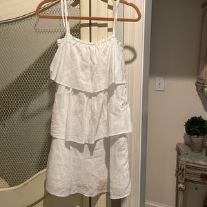 100% linen small tiered sundress. Fully lined. Small